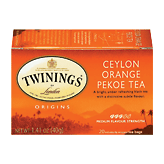 Twinings Of London  ceylon orange pekoe, 100% pure black tea, 20 tea bags Full-Size Picture